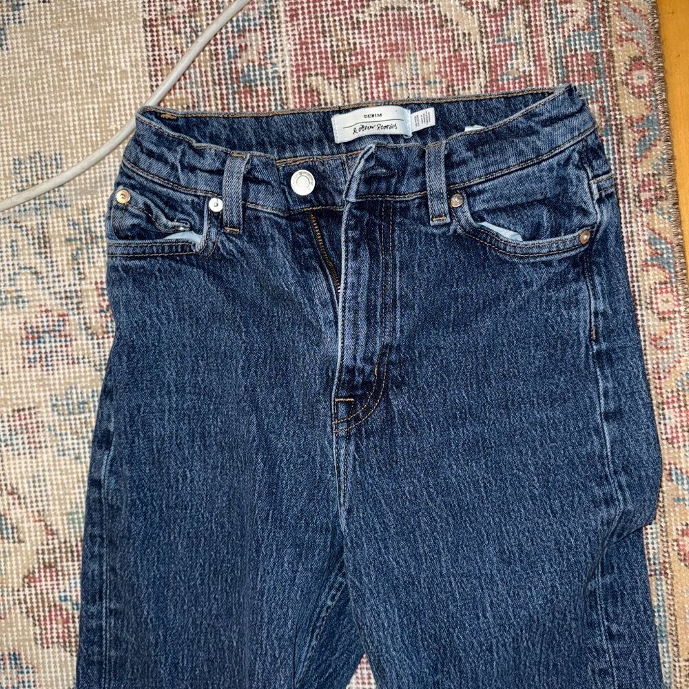 & Other Stories "Straight" Jeans in Dark Blue